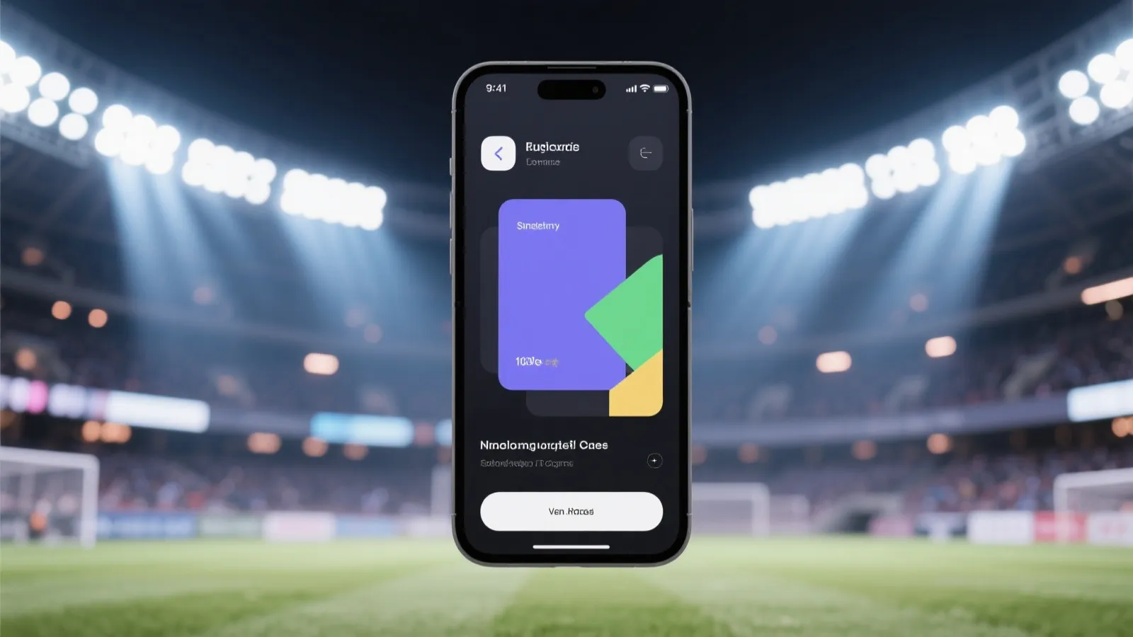 体育App界面示意图